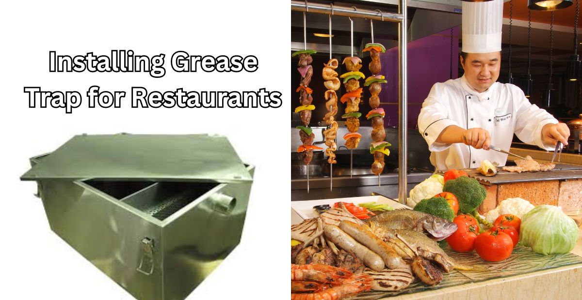 What is the benefit of installing grease trap for restaurants?